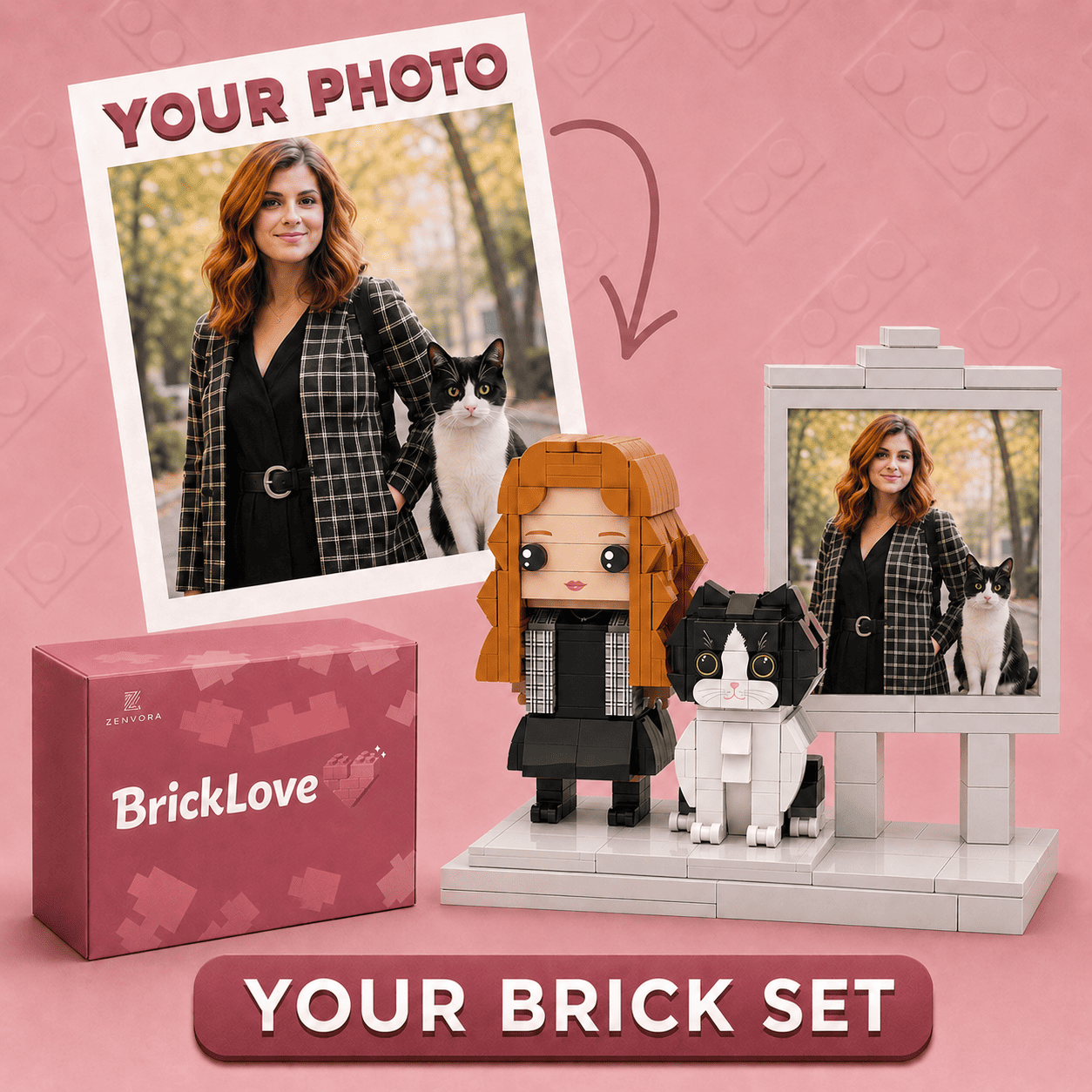 CUSTOM PET BRICK SET