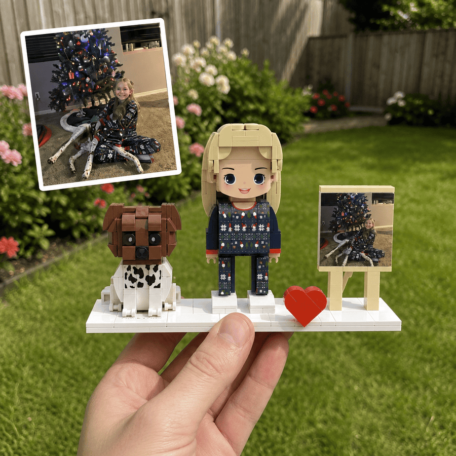 Custom pet brick set