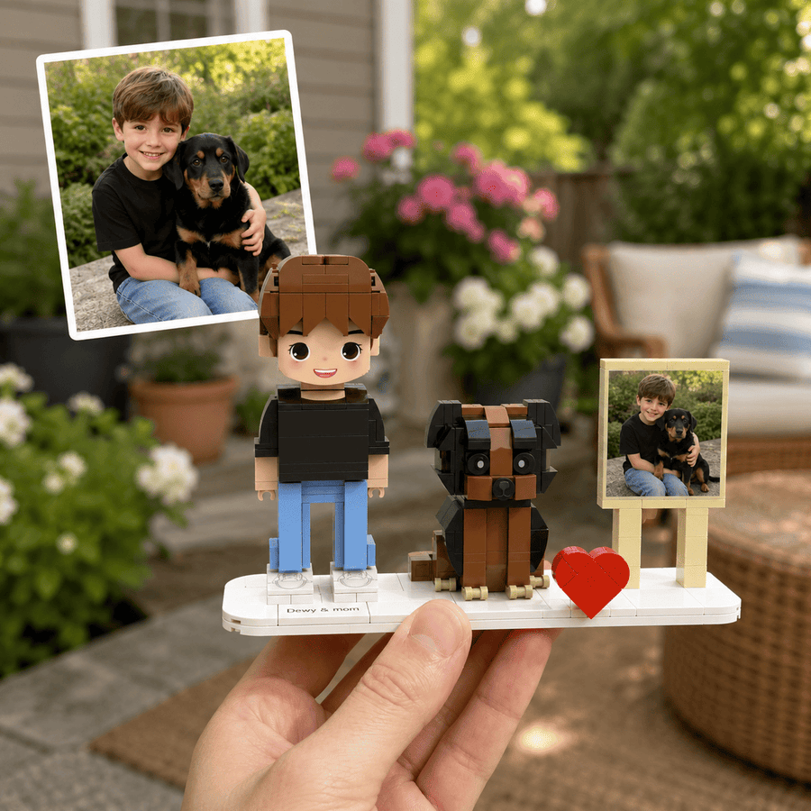 Custom pet brick set
