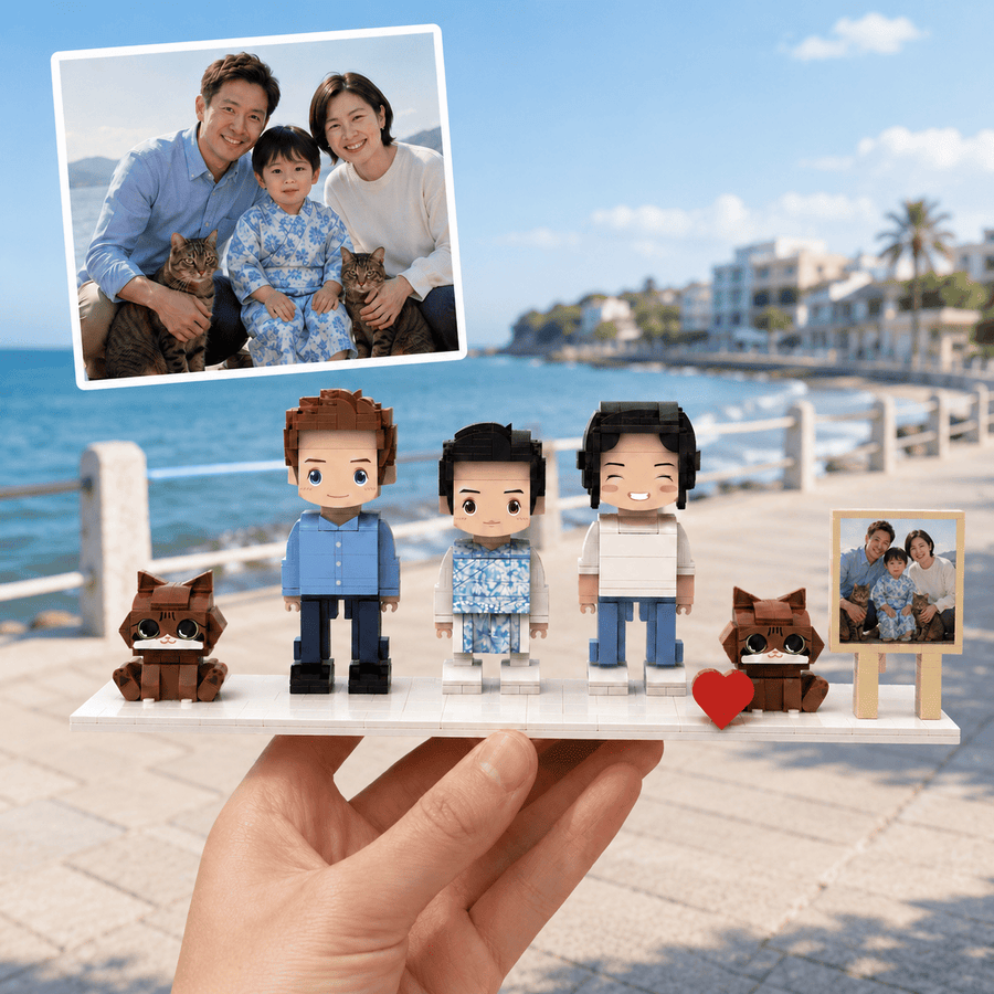 Custom pet brick set