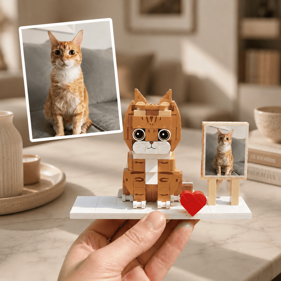 Custom pet brick set