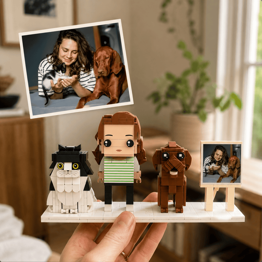 Custom pet brick set