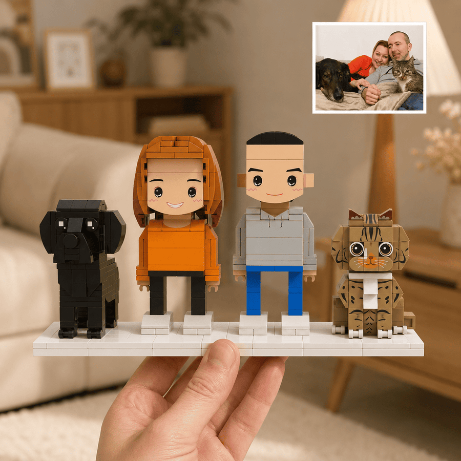 Custom pet brick set
